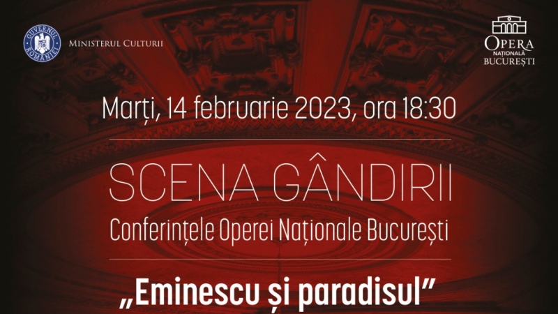 Horia-Roman Patapievici, invitat la Scena Gandirii de la Opera Nationala Bucuresti